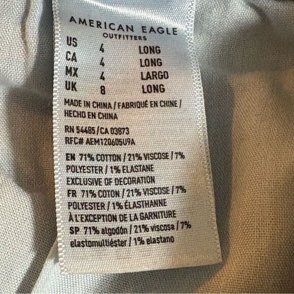 American Eagle Next Level Stretch Jeggings Jeans Women’s 4 Long Blue. - Picture 12 of 13